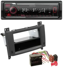 Kenwood MP3 Bluetooth USB DAB Autoradio für Mercedes A- B-Klasse Vito rubbertouc