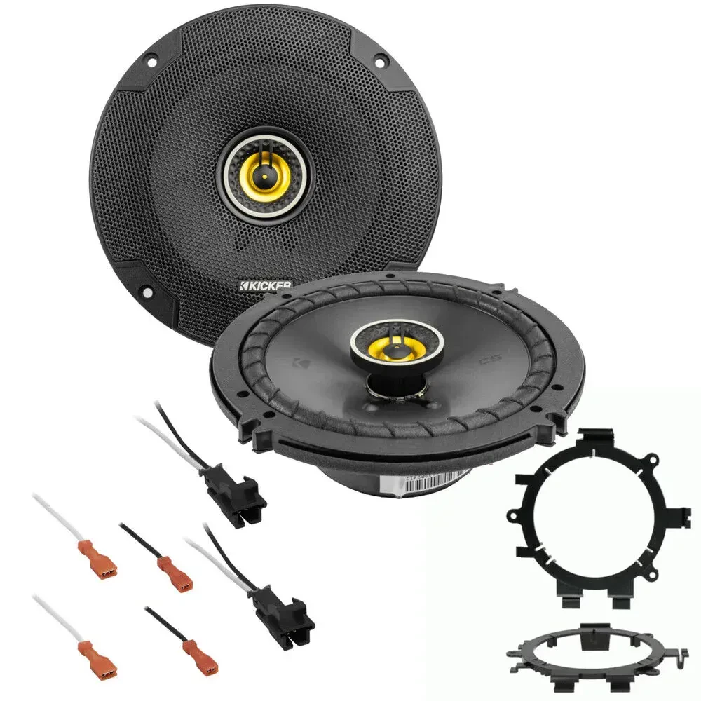 Автодинамики для Chevy Tahoe (2000–2014), передние двери Kicker Front Door Factory Speaker Replacement Package (набор)