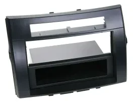 Einbaurahmen DIN Autoradio für Toyota Corolla Verso 2004-2009 schwarz