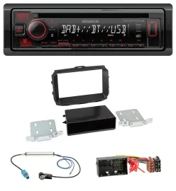 Kenwood MP3 CD USB Bluetooth DAB Autoradio für Alfa Romeo Giulietta 940 Facelift