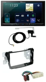 Pioneer 2DIN DAB USB MP3 Bluetooth Autoradio für Hyundai i40 ab 2016 Typ VF Klav