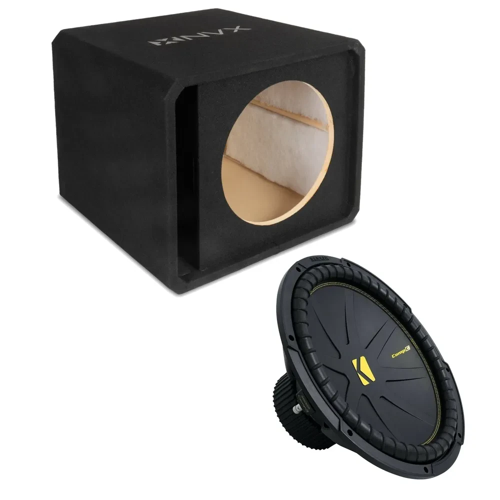 Сабвуфер пассивный для авто NVX NE151P 15", фазоинверторный (slot ported), 3/4" МДФ, один динамик, с CompC Subwoofer