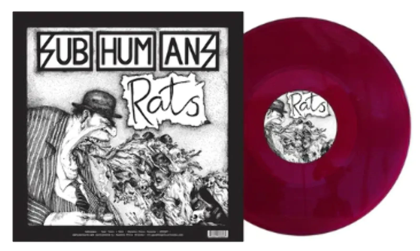 Виниловая пластинка Subhumans – Time Flies + Rats Релиз 2023