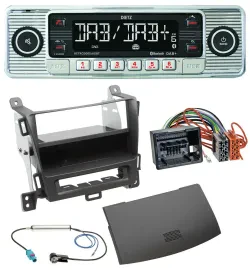 Dietz Bluetooth MP3 DAB USB Autoradio für Opel Zafira Tourer ab 12 jet black