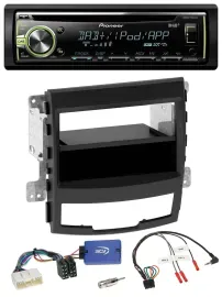 Pioneer DAB USB MP3 Lenkrad CD Autoradio für SsangYong Korando CK 10-13 Telefont