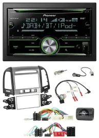 Pioneer Bluetooth Lenkrad DAB 2DIN USB CD Autoradio für Hyundai Santa Fe 10-12 3