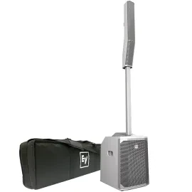 Electro-Voice Evolve 50 Powered Column DJ PA Speaker System in White w Bluetooth