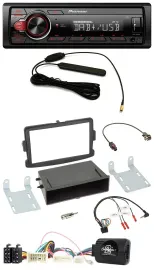 Pioneer MP3 DAB 1DIN Lenkrad USB Autoradio für Dacia Dokker Duster Lodgy ab 12 s