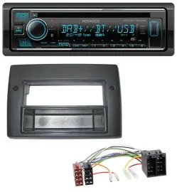 Kenwood MP3 Bluetooth DAB USB CD Autoradio für Fiat Stilo 192 01-08 Profiversion