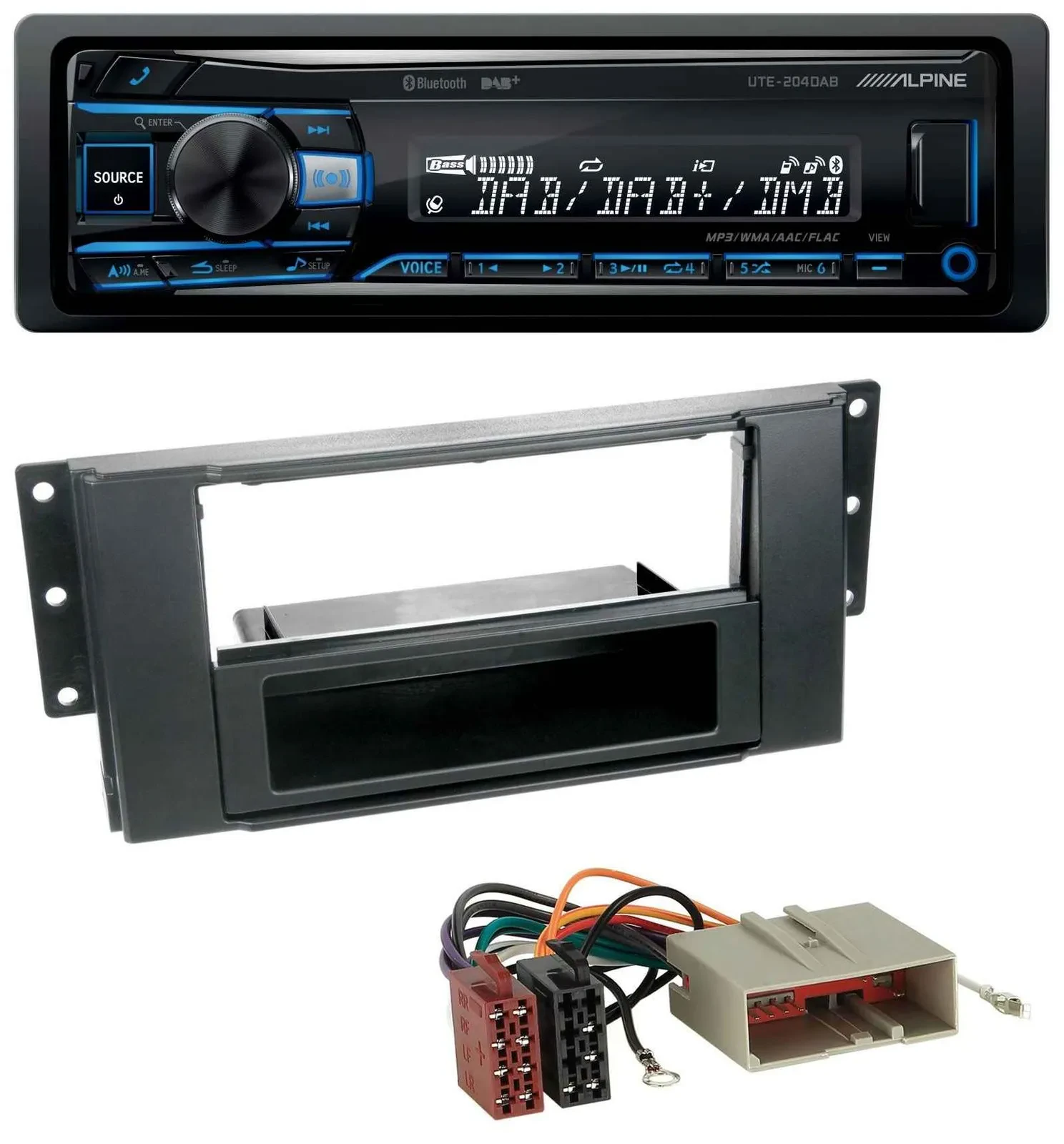 Alpine USB Bluetooth DAB MP3 Autoradio für Landrover Freelander (2006)