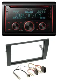 Pioneer 2DIN DAB MP3 Bluetooth USB CD Autoradio für Audi A4 B6 B7 2001-2008 ISO