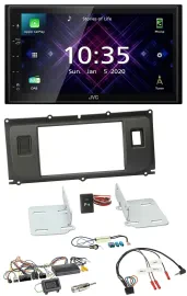 JVC DAB 2DIN Lenkrad Bluetooth USB Autoradio für Land Rover Evoque 2011-2013
