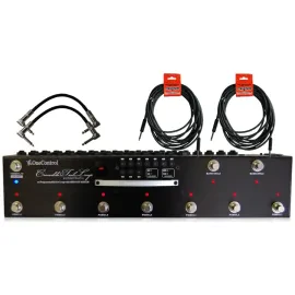 One Control OC10 Crocodile Tail Loop Programmable Looper with MIDI w/ 4 Cables