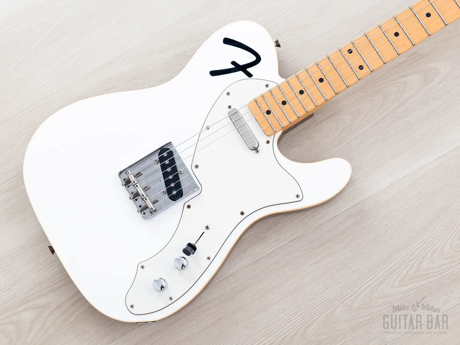 2021 Fender Limited F-Hole Telecaster Thinline Arctic Pearl, Japan MIJ