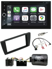 Автомагнитола для Jaguar X-Type S (2003) Blaupunkt 2DIN, DAB, USB, Bluetooth, TMC навигация