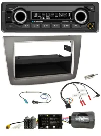 Blaupunkt Bluetooth DAB Lenkrad USB Autoradio für Alfa Mito 2014-2018 955 silber