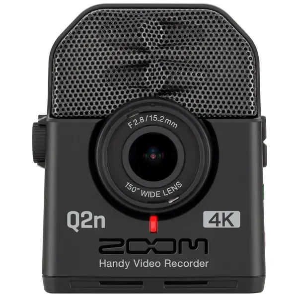 Zoom Q2n-4K Универсальная 4K камера со стереомикрофонами для композиторов и музыкантов, чёрная