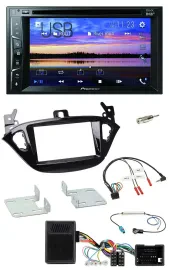 Pioneer Bluetooth 2DIN USB DVD DAB Lenkrad Autoradio für Opel Adam ab 2013 Corsa