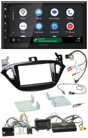 Kenwood DAB Bluetooth USB Lenkrad 2DIN Autoradio für Opel Adam Corsa E ab 2013 P