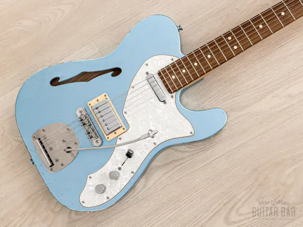 Fender American Standard Telecaster Neck + MJT Thinline Ice Blue Relic, Mastery