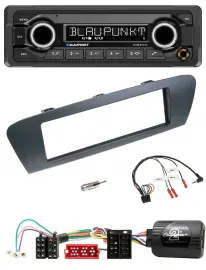 Автомагнитола Blaupunkt MP3, Bluetooth, USB, поддержка управления с руля, ISO для Renault Grand Scenic