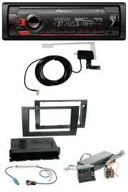 Автомагнитола Pioneer DAB USB MP3 Bluetooth для Audi A4 B7 2004–2008, совместима с Symphony/Bose (активная система)