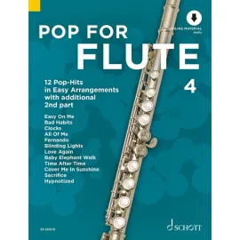 Сборник песен Schott Music Pop For Flute 4