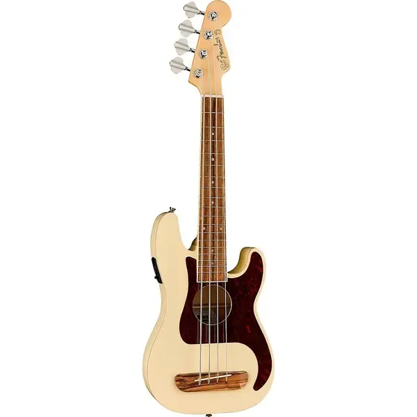 Электроукулеле Fender Fullerton Precision Bass Acoustic-Electric Ukulele Olympic White