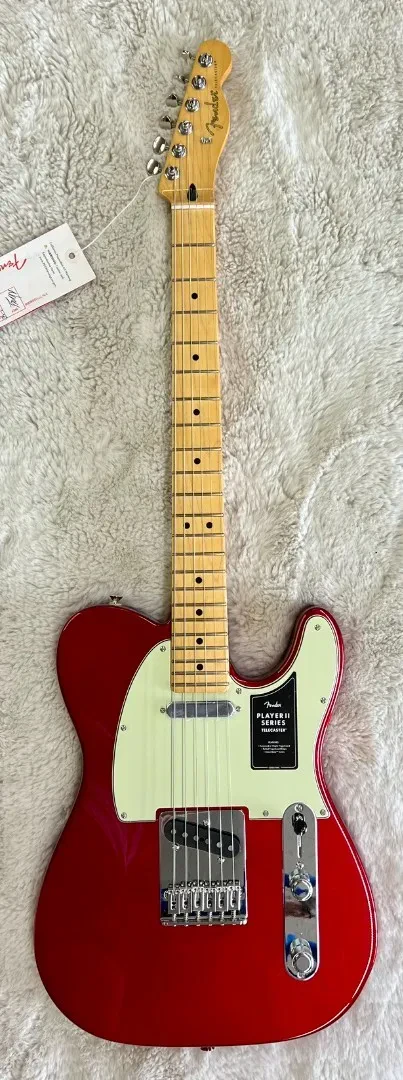 Fender 75th Anniversary Player II Telecaster, Maple Fingerboard, Candy Apple Red