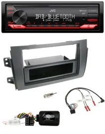JVC Bluetooth USB DAB Lenkrad Autoradio für Fiat Sedici Suzuki SX4
