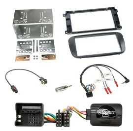 Einbauset Lenkradadapter Doppel DIN Autoradio für Ford S-Max Mondeo 07-14 Profi