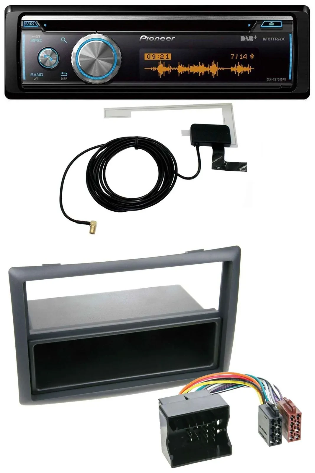Автомагнитола для Renault Megane (2009–2010) Pioneer Bluetooth DAB MP3 USB CD