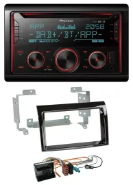 Pioneer 2DIN DAB MP3 Bluetooth USB CD Autoradio für Citroen Jumper 2006-2011 Pia