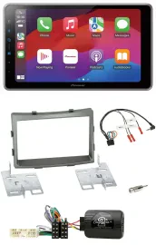 Pioneer Lenkrad USB DAB Bluetooth 2DIN Autoradio für SSangYong Rodius ab 2013