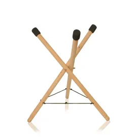 FHSB-M Handpan Stand Medium Buche Gepolstert Faltbar 66cm 1.2kg Handpans Zubehör