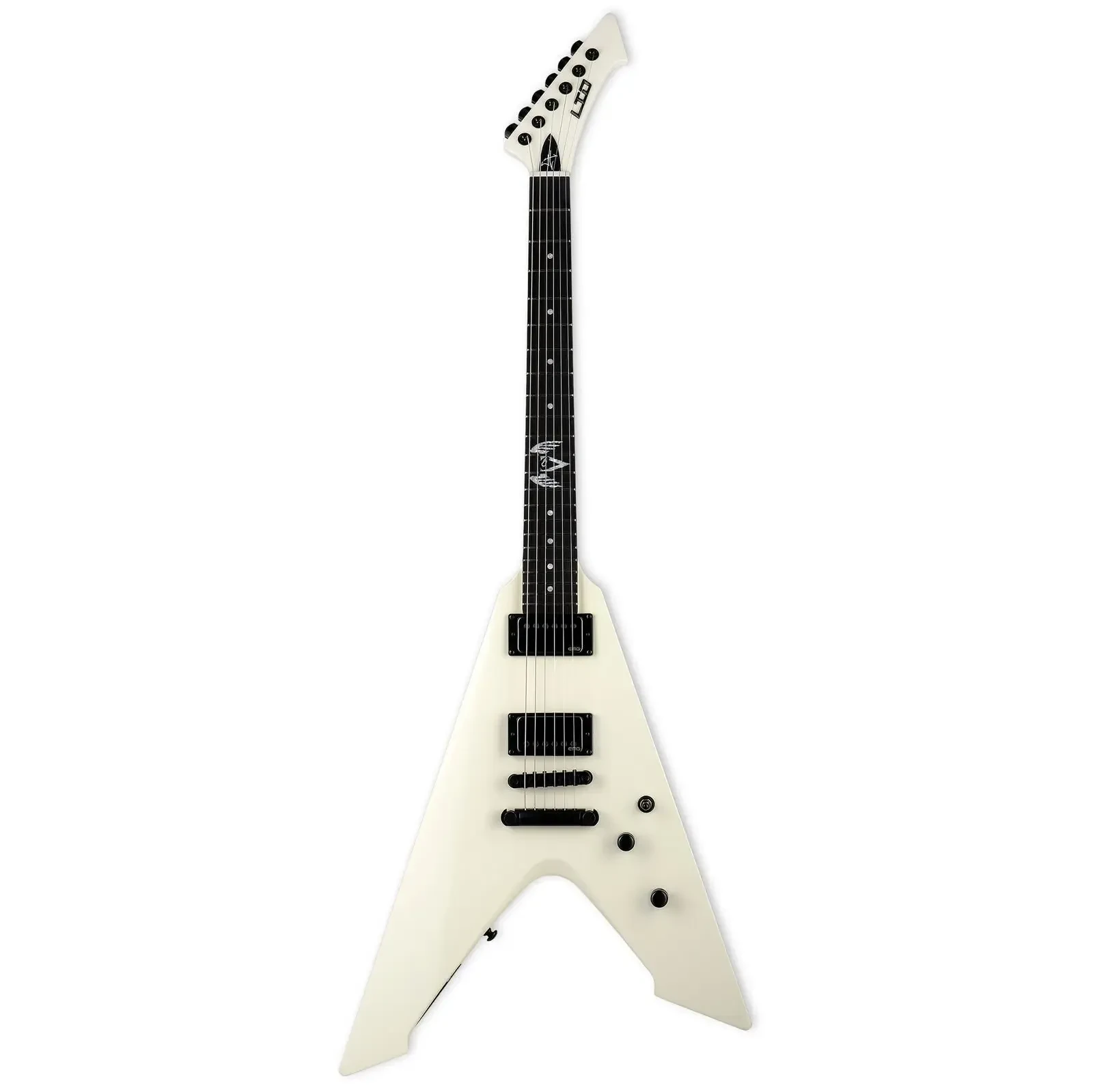 Электрогитара LTD Vulture James Hetfield Signature Electric Guitar Olympic White w/Case