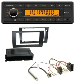 Continental 1DIN USB AUX MP3 Autoradio für Audi A4 B6 B7 2001-2008 Symphony ISO