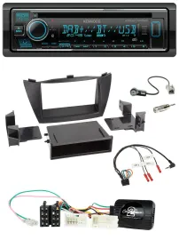 Kenwood Lenkrad Bluetooth DAB USB CD Autoradio für Hyundai ix35 2010-2013 schwar