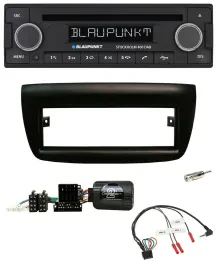 Blaupunkt Lenkrad Bluetooth DAB CD USB Autoradio für Fiat Doblo 2012-2015 schwar