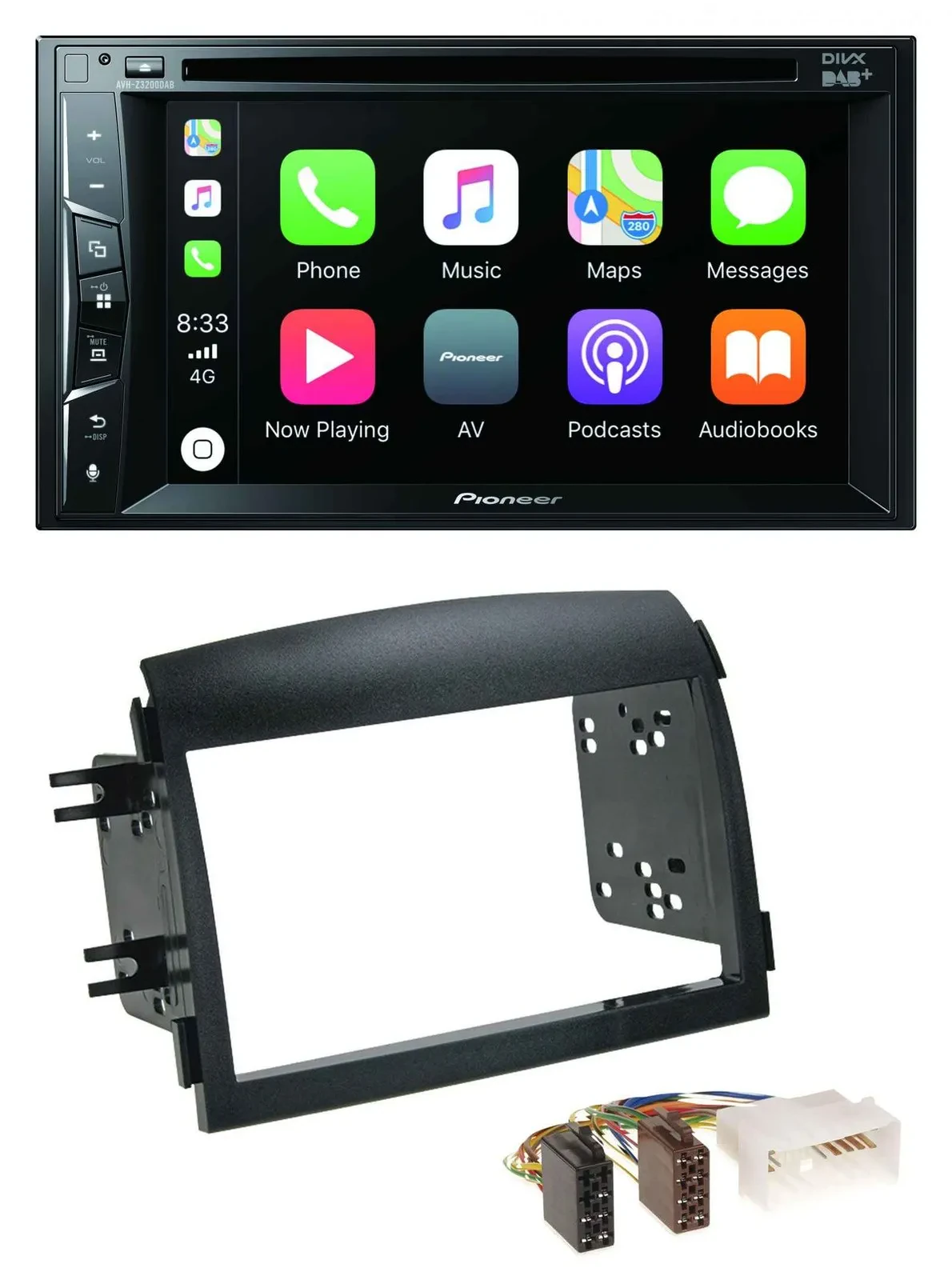 Pioneer MP3 USB DVD Bluetooth DAB 2DIN Autoradio für Hyundai Sonata NF 2005-2008