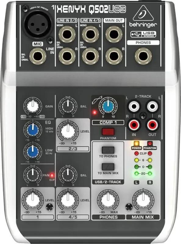 Аналоговый микшер Behringer Xenyx Q502USB