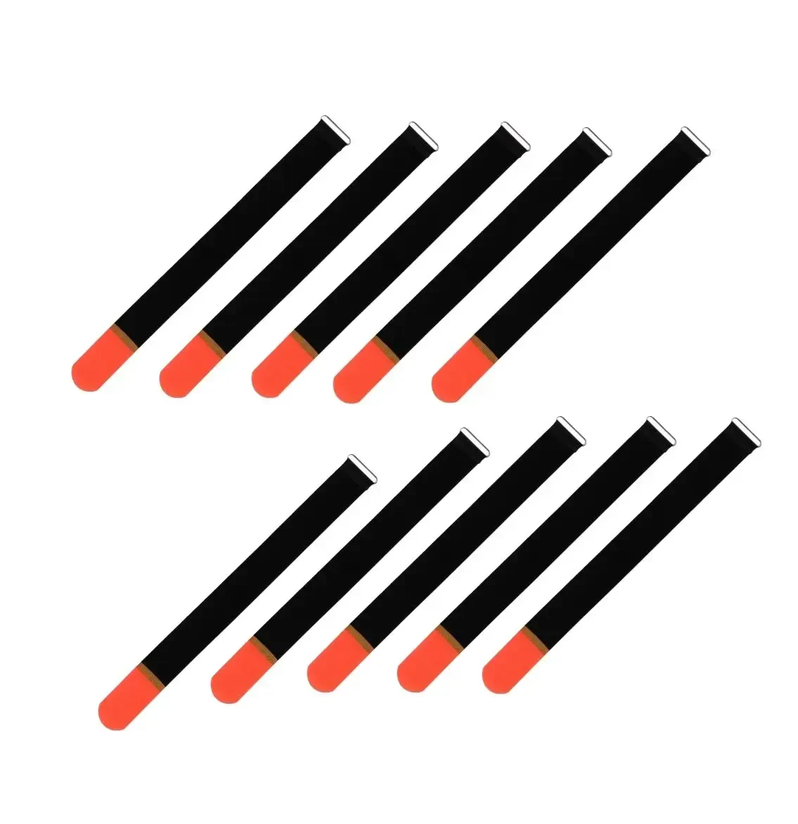 Стяжка для кабеля Adam Hall SET105426 Red (10 штук)