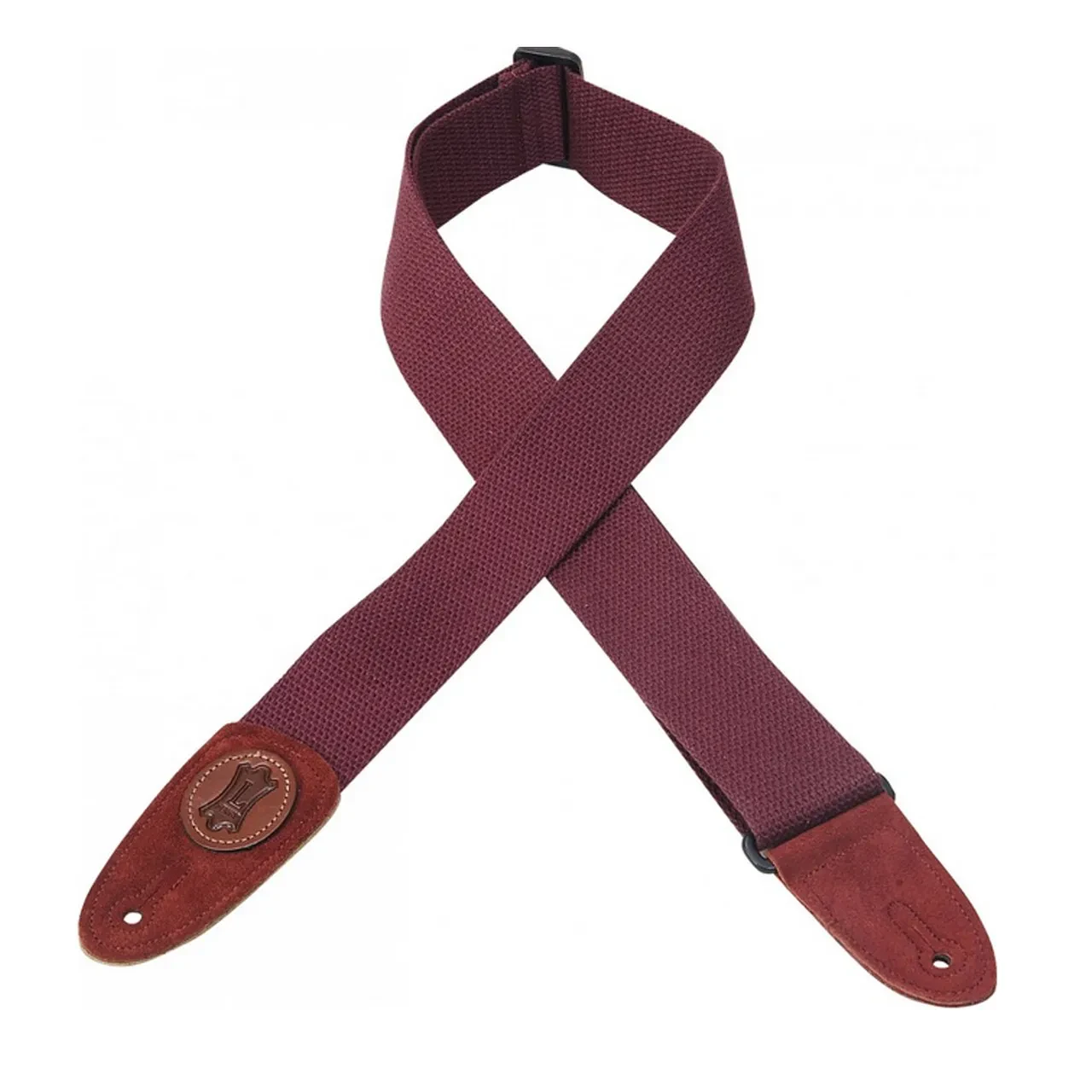 Ремень для гитары Levy's MSSC8-BRG хлопок, бордовый