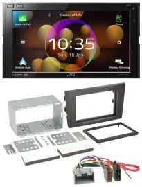 JVC DAB MP3 2DIN Bluetooth USB Autoradio für Volvo XC 90 02-14 14 Pin