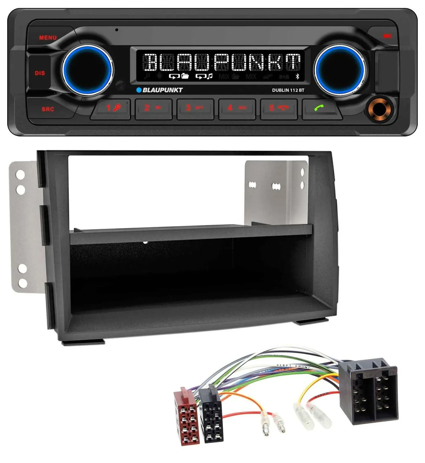 Blaupunkt MP3 Bluetooth USB AUX Autoradio für Kia Venga (YN, ab 2009)