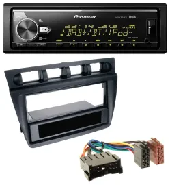 Автомагнитола для Kia Picanto Pioneer Bluetooth, USB, DAB, MP3, черный