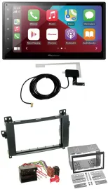 Pioneer USB Bluetooth DAB MP3 2DIN Autoradio für Mercedes Viano Vito W639 06-14