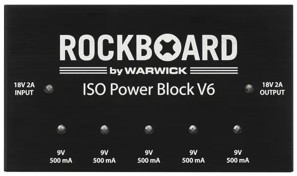 Блок питания для гитарных педалей Rockboard ISO Power Block V6