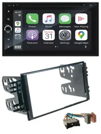 Автомагнитола 2DIN для Kia Carnival (2001–2005) Blaupunkt Bluetooth, DAB, USB, DVD, MP3