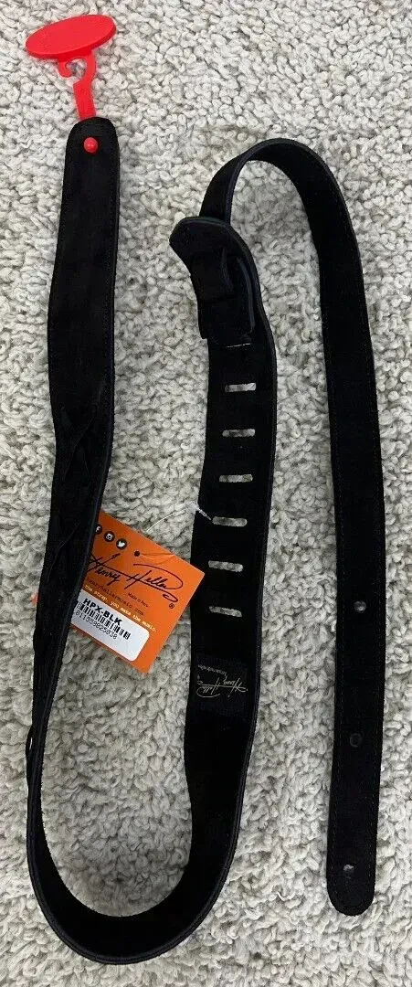 Ремень для гитары Henry Heller HPX-BLK Black Suede